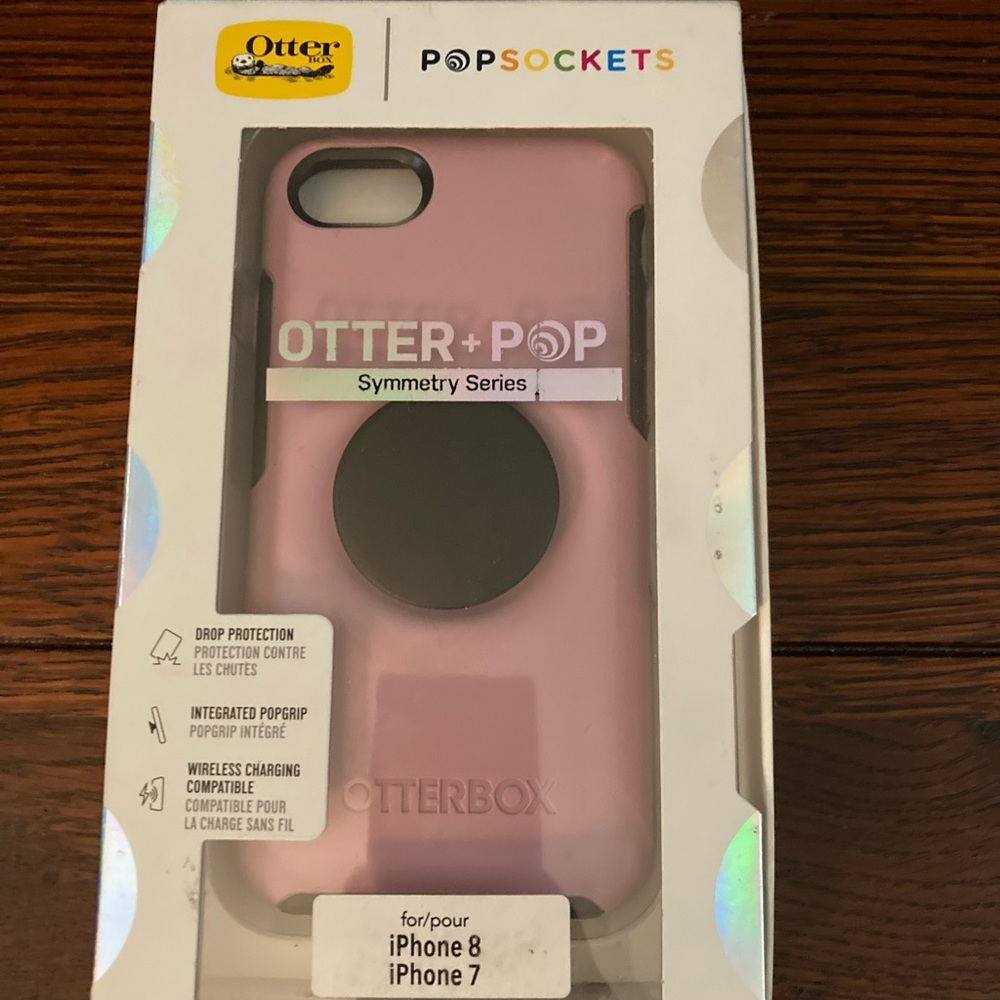 New Otterbox Case for Apple iPhone 7/8plus w/ Pop socket